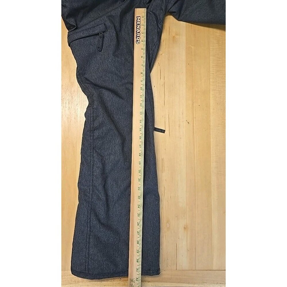 686 Snowboard Pants Mens Medium InfiDRY Reserved Raw 10,000 MM Waterproof Gray - Picture 8 of 13